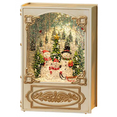 Снеговик Новогодний музыкальный ночник-светильник XMAS WDL 24023B