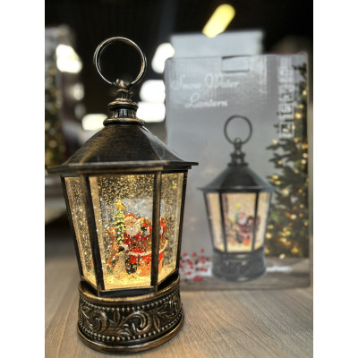Санта Клаус  Музыкальный новогодний фонарь XMAS WDL 24077A