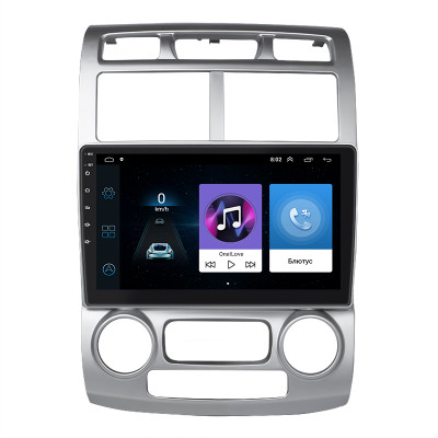 Штатная магнитола Lesko для Kia Sportage II 2004-2008 экран 9" 1/16Gb Wi-Fi GPS Base