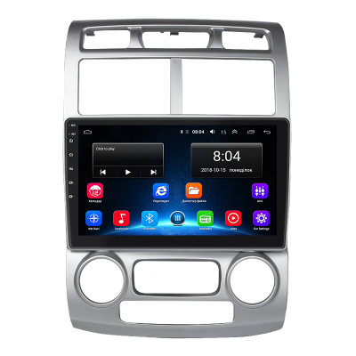 Штатная магнитола Lesko для Kia Sportage II 2004-2008 экран 9" 2/32Gb Wi-Fi GPS Base