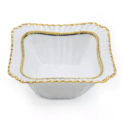 Салатниця порцелянова Ophelia 25,5*25,5 см Yiwu AP-17