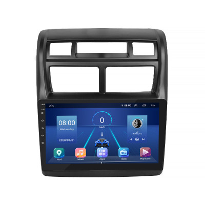 Штатная магнитола Lesko для Kia Sportage II Рестайлинг 2008-2010 экран 9" 6/128Gb 4G Wi-Fi GPS Top