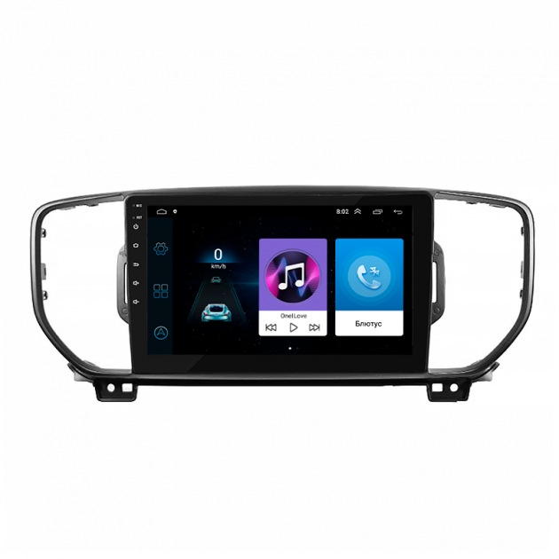Штатная магнитола Lesko для Kia Sportage IV 2016-2018 экран 9" 1/16Gb Wi-Fi GPS Base