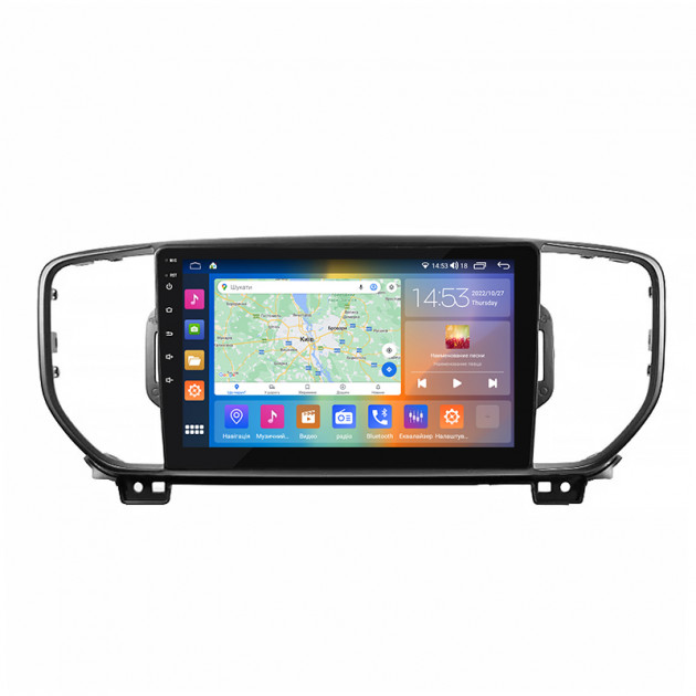 Штатная магнитола Lesko для Kia Sportage IV 2016-2018 экран 9" 2/32Gb CarPlay 4G Wi-Fi GPS Prime