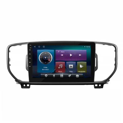 Штатная магнитола Lesko для Kia Sportage IV 2016-2018 экран 9" 4/64Gb 4G Wi-Fi GPS Top