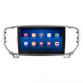 Штатная магнитола Lesko для Kia Sportage IV Рестайлинг 2018-н.в. экран 9" 2/32Gb 4G Wi-Fi GPS Top