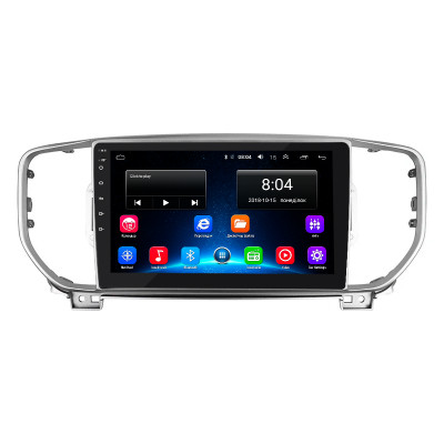 Штатная магнитола Lesko для Kia Sportage IV Рестайлинг 2018-н.в. экран 9" 2/32Gb Wi-Fi GPS Base