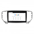 Штатная магнитола Lesko для Kia Sportage IV Рестайлинг 2018-н.в. экран 9" 2/32Gb Wi-Fi GPS Base