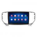 Штатная магнитола Lesko для Kia Sportage IV Рестайлинг 2018-н.в. экран 9" 6/128Gb 4G Wi-Fi GPS Top
