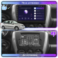 Штатная магнитола Lesko для LADA (ВАЗ) Granta I 2011-2018 экран 9" 2/32Gb 4G Wi-Fi GPS Top