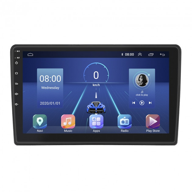 Штатная магнитола Lesko для LADA (ВАЗ) Granta I 2011-2018 экран 9" 4/64Gb 4G Wi-Fi GPS Top