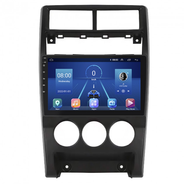 Штатная магнитола Lesko для LADA (ВАЗ) Priora I Рестайлинг 2013-2018 экран 9" 6/128Gb 4G Wi-Fi GPS Top