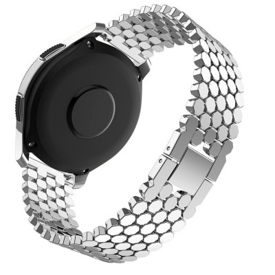 Ремінець металевий Honey Silver 20 мм