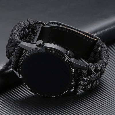 Ремінець Paracord Black 22 мм