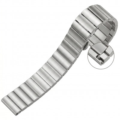 Ремінець металевий Centurion Silver 20 мм