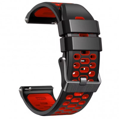 Ремінець каучуковий Brutal Red Black 24 мм