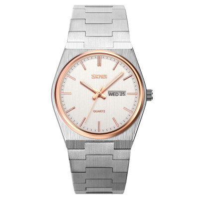Чоловічий годинник Skmei 9288SIRGSI Silver-Rose Gold-Silver