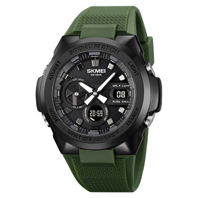 Чоловічий годинник Skmei 2105AG Army Green