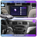 Штатная магнитола Lesko для Lexus ES IV 2001-2003 экран 9" 4/64Gb 4G Wi-Fi GPS Top