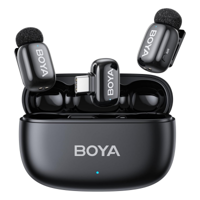 Мікрофон петличний бездротовий BOYA mini 2-02 (Type-C) black