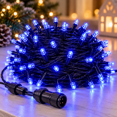 Наружная гирлянда-нить String-Lights 100L 3.3B, 10 м 100 LED Синий