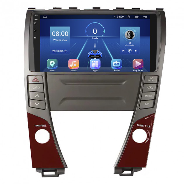 Штатная магнитола Lesko для Lexus ES V 2006-2009 экран 9" 6/128Gb 4G Wi-Fi GPS Top