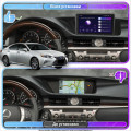 Штатная магнитола Lesko для Lexus ES VI Рестайлинг 2015-2018 экран 9" 1/16Gb Wi-Fi GPS Base