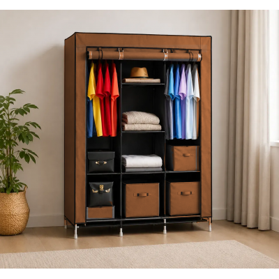 Тканевой шкаф HCX Storage Wardrobe 88130 Коричневый