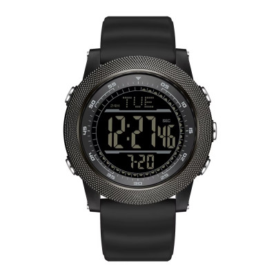 Тактичний спортивний годинник Sanda 6391 Silicone Black з електронним циферблатом та підсвічуванням