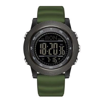 Тактичний годинник Sanda 6391 Silicone Green з водонепроникністю 5 ATM та підсвічуванням