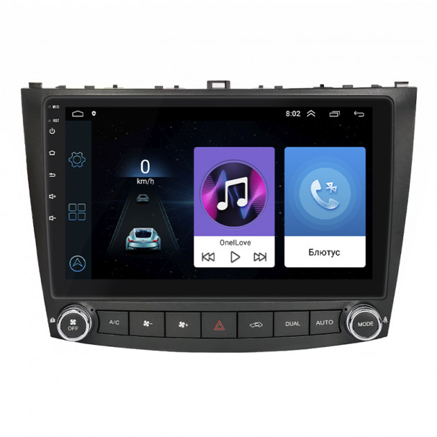 Штатная магнитола Lesko для Lexus IS II Рестайлинг 2 2010-2013 экран 10" 1/16Gb Wi-Fi GPS Base
