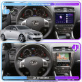 Штатная магнитола Lesko для Lexus IS II Рестайлинг 2 2010-2013 экран 10" 1/16Gb Wi-Fi GPS Base