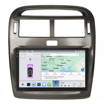 Штатная магнитола Lesko для Lexus LS III 2000-2003 экран 9" 4/64 QLED CarPlay 4G Wi-Fi GPS 360 Prime