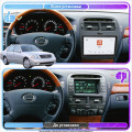 Штатная магнитола Lesko для Lexus LS III 2000-2003 экран 9" 4/64 QLED CarPlay 4G Wi-Fi GPS 360 Prime