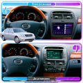 Штатная магнитола Lesko для Lexus LS III 2000-2003 экран 9" 4/64Gb 4G Wi-Fi GPS Top