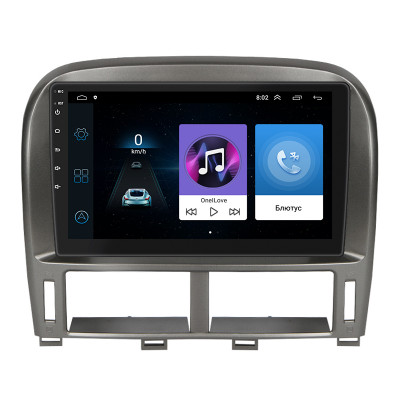 Штатная магнитола Lesko для Lexus LS III Рестайлинг ver 2 2003-2006 экран 9" 1/16Gb Wi-Fi GPS Base