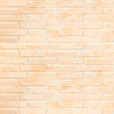 3D панель самоклеющаяся кладка 700х770х7мм Желто-белая (039) SW-00000563