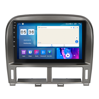 Штатная магнитола Lesko для Lexus LS III Рестайлинг ver 2 2003-2006 экран 9" 4/64Gb CarPlay 4G Wi-Fi GPS Prime