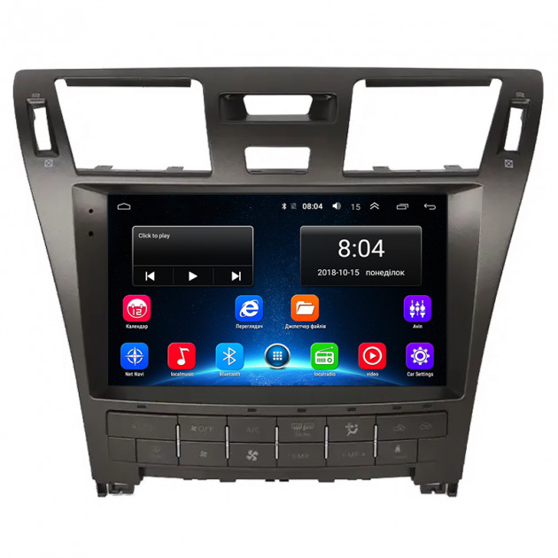 Штатная магнитола Lesko для Lexus LS IV 2006-2009 экран 10" 2/32Gb Wi-Fi GPS Base