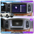 Штатная магнитола Lesko для Lexus LX II Рестайлинг 2002-2007 экран 10" 4/64Gb CarPlay 4G Wi-Fi GPS Prime