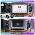 Штатная магнитола Lesko для Lexus LX II Рестайлинг 2002-2007 экран 10" 4/64 QLED CarPlay 4G Wi-Fi GPS 360 Prime