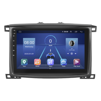 Штатная магнитола Lesko для Lexus LX II Рестайлинг 2002-2007 экран 10" 2/32Gb 4G Wi-Fi GPS Top