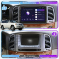 Штатная магнитола Lesko для Lexus LX II Рестайлинг 2002-2007 экран 10" 6/128Gb 4G Wi-Fi GPS Top