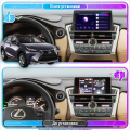 Штатная магнитола Lesko для Lexus NX I 2014-2017 экран 9" 1/16Gb Wi-Fi GPS Base