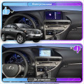 Штатная магнитола Lesko для Lexus RX III Рестайлинг 2012-2015 экран 9" 1/16Gb Wi-Fi GPS Base