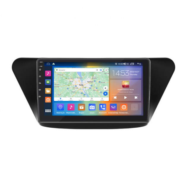 Штатная магнитола Lesko для Lifan X50  2015-н.в. экран 9" 4/64Gb CarPlay 4G Wi-Fi GPS Prime