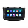 Штатная магнитола Lesko для Mazda 3 II (BL) Рестайлинг 2011-2013 экран 9" 4/64Gb 4G Wi-Fi GPS Top