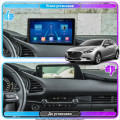 Штатная магнитола Lesko для Mazda 3 IV (BP) 2019-н.в. экран 10" 2/32Gb 4G Wi-Fi GPS Top