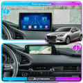 Штатная магнитола Lesko для Mazda 3 IV (BP) 2019-н.в. экран 10" 6/128Gb 4G Wi-Fi GPS Top