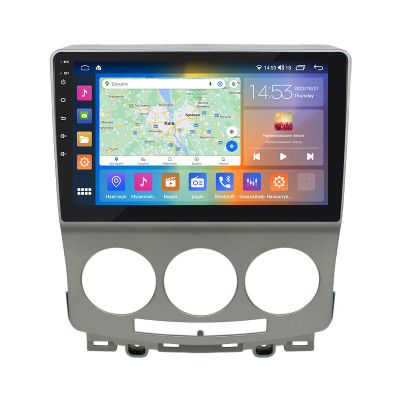 Штатная магнитола Lesko для Mazda 5 I (CR) Рестайлинг 2007-2010 экран 9" 2/32Gb CarPlay 4G Wi-Fi GPS Prime